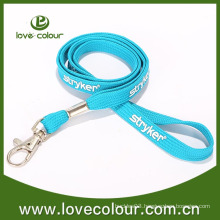 New design fashion hot sale polyester tubular lanyards custom printed